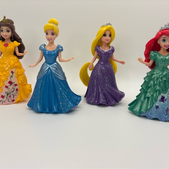Disney Other - Polly Pocket Disney Princess Dolls Clip-On Dresses Lot (2009) Vintage